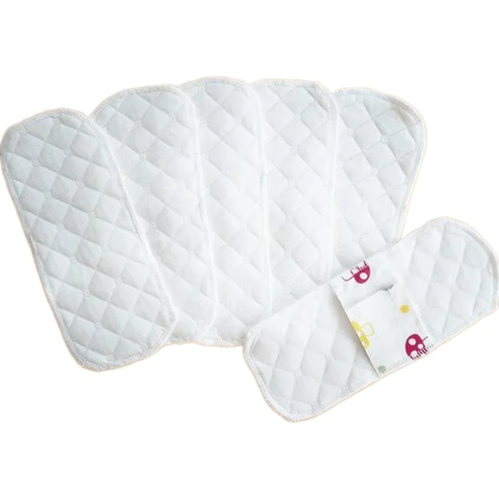 衛生用の再利用可能な綿パッド,防水,月経周期用,100%,19cm,2個