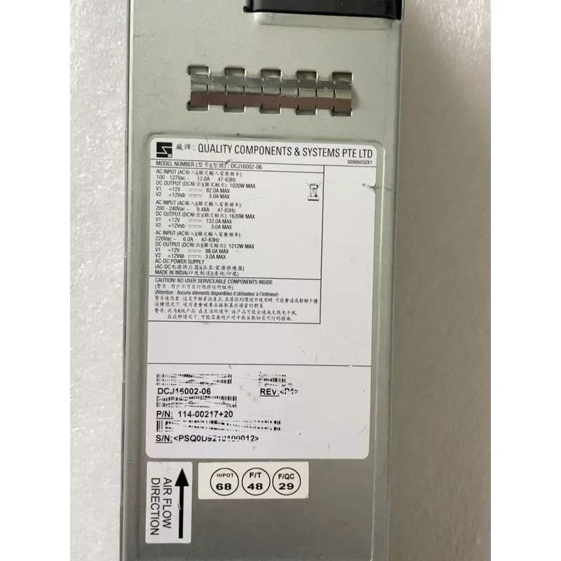 for DCJ16002-06 1620W Maximum Power High Performance Industrial Grade Component Replacement Part Compatible with Original