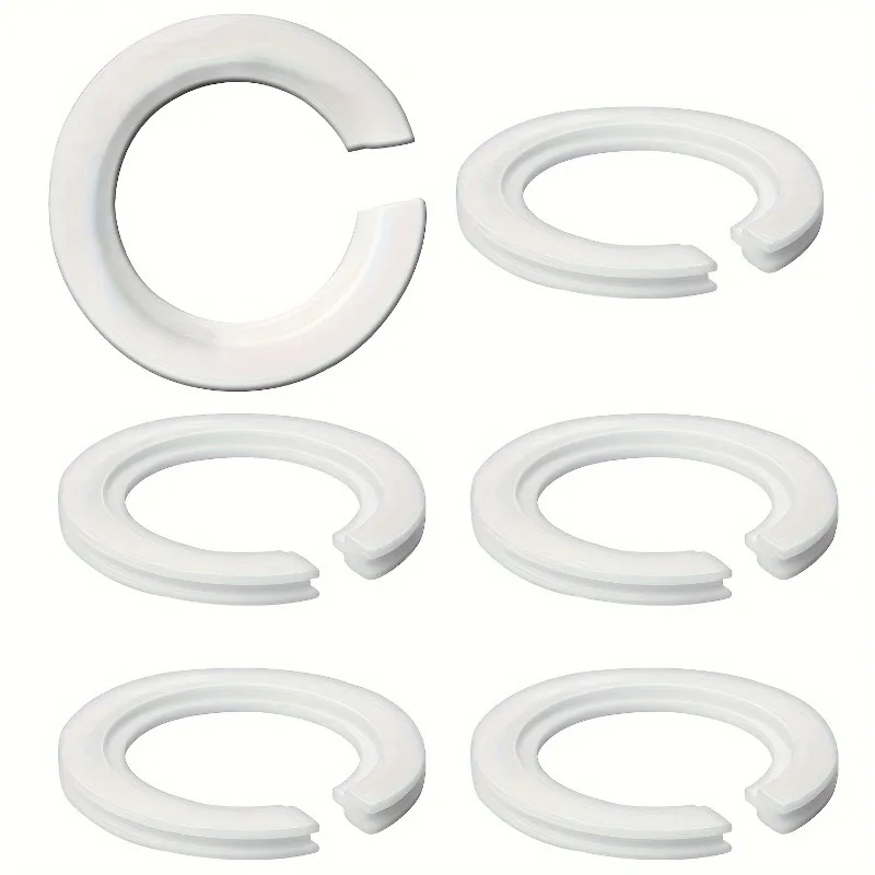 10pcs Lamp Shade Adapter Rings - Screw-In Reducer Washer Set,Light Shade Converters for Easy Installation,Lamp Shade Adaptor