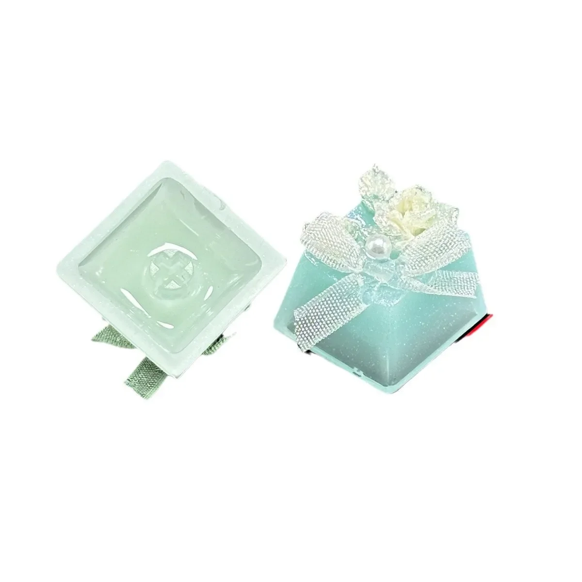 أغطية مفاتيح أصلية من الراتنج لنقل الضوء عبر الحدود، أغطية مفاتيح على شكل زهرة نقل الضوء، لوحة مفاتيح ميكانيكية بعمود متقاطع ke #5