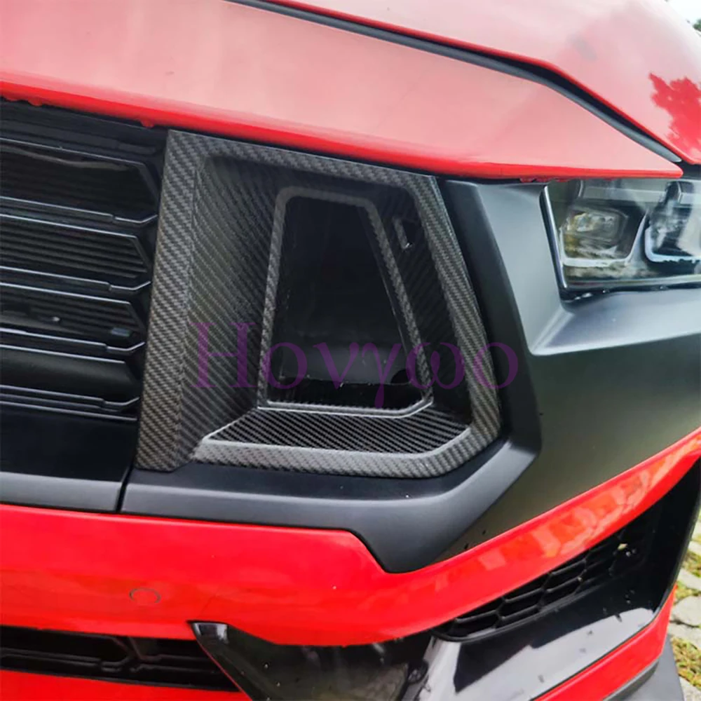 For Ford Mustang S650 Darkhorse 2024up Front Grille Side Frame Cover Dry Carbon Fiber Exterior Car Accessories view 6