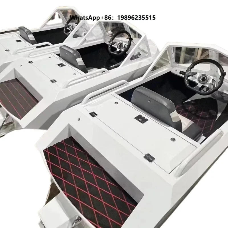 2 Persons Red and Black Seadoo Jet Ski Type Sport Boat