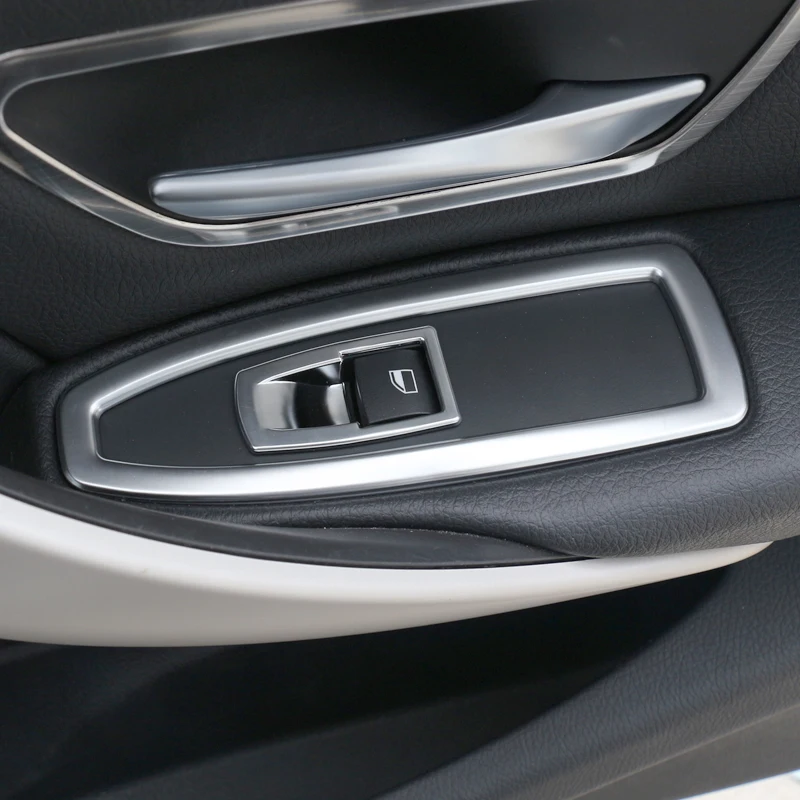 

F20 F30 F31 F34 F35 F36 Interior Door Carbon Fiber Window Regulator Switch Panel Trim Cover For BMW 1 3 4 Series