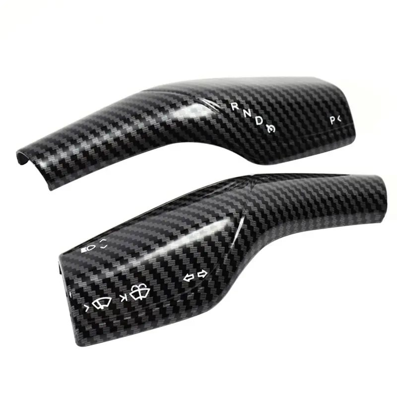 

AEF2-Car Column Shift Knob Cover Decor Replacement Accessories For Tesla Model 3 Y (Bright)