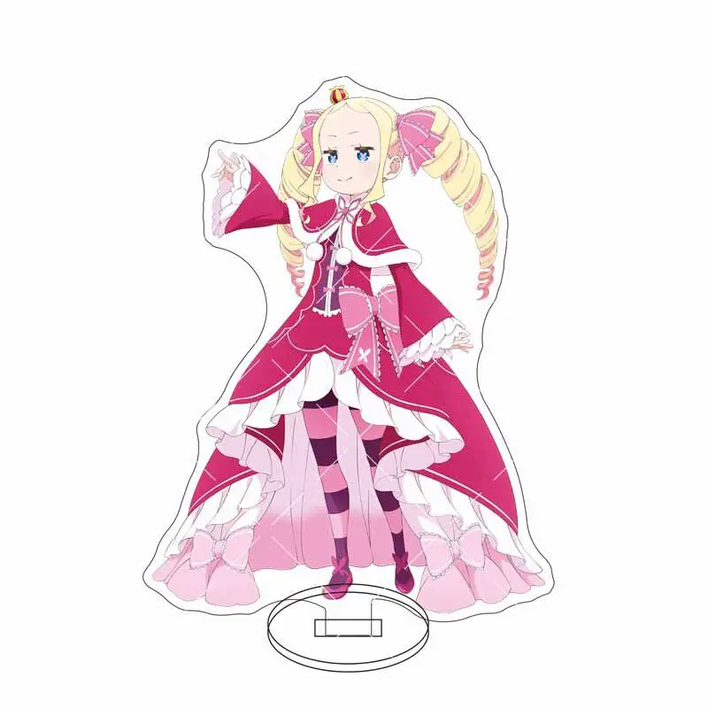 16CM Anime Re:ZERO -Starting Life in Another World- Season 4 ‌Figure Emilia Rem Beatrice Ram Acrylic Stand Cos Ornaments Gifts view 6