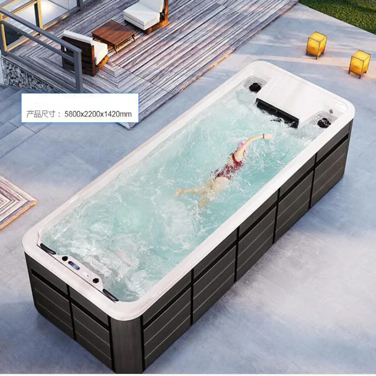 Bathtub 5800Mm Boundless Swimming Pool Outdoor Independent Surfing Pool Villa Hotel Configuration Pool Training System