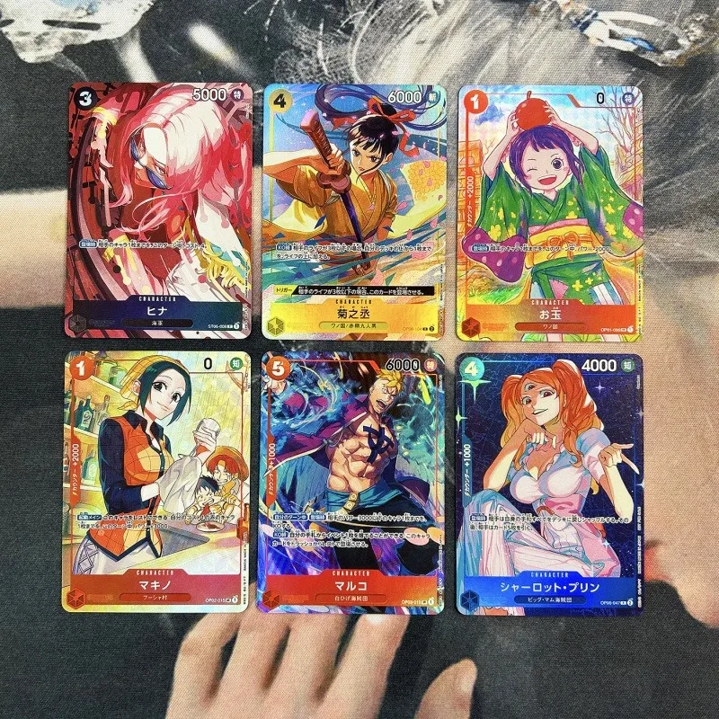 

54 шт./компл. Opcg 7th Bullet Diy самодельные цельные Sanji Luffy Usopp преломляющая лазерная флэш-карта Nico Robin Nami коллекционная карта