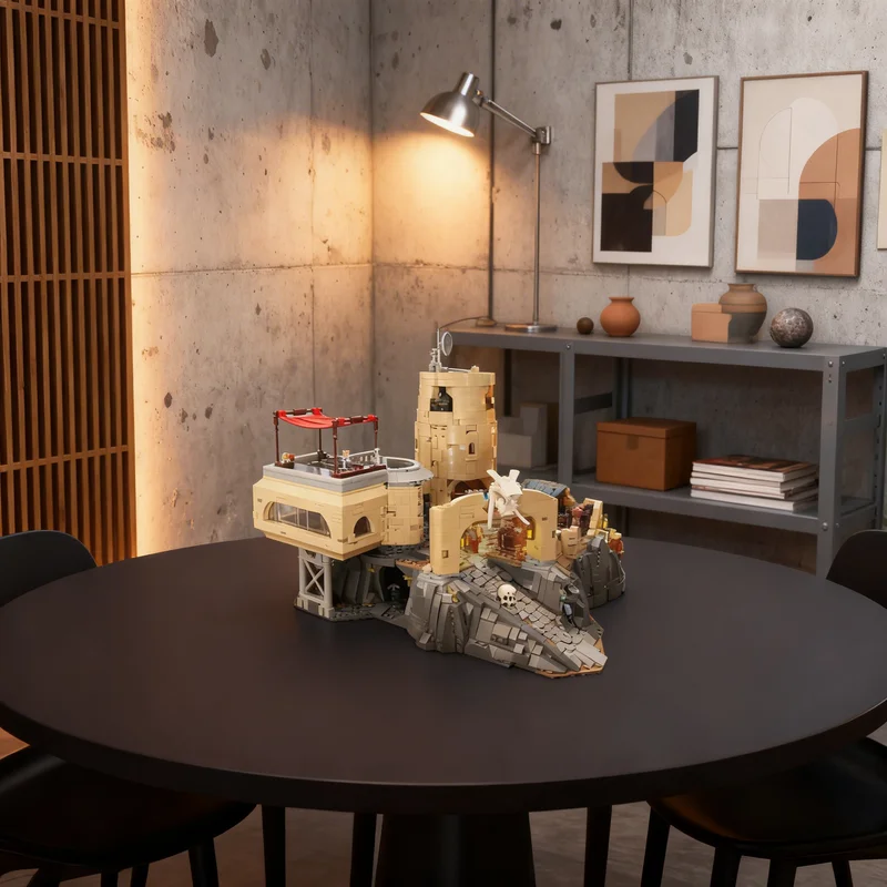 

4341pcs MOC Outer Rim Outpost Star Battle Model Building Blocks DIY Gift Creative Collectible Display Decor Premium Adult Kids