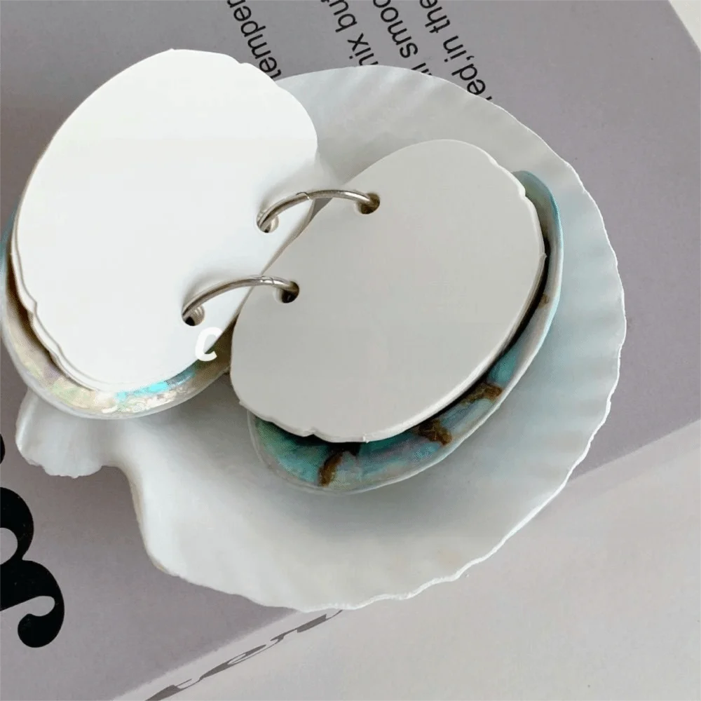 Natural Shell Abalone Shell Notebook Lightweight Smooth Pages Mini Notebook Mini Compact Gradient Color Portable Notebook Travel