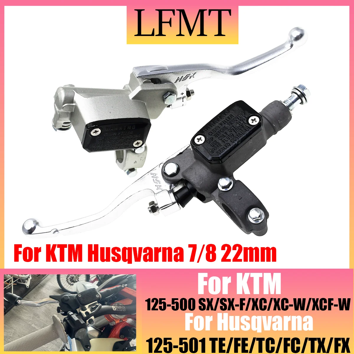 

22mm 7/8'' Right/Left Brake Master Cylinder Clutch Pump Brake Lever Motorcycle For KTM EXC EXCF SX SXF SX-W XC-W XC-F 150 200