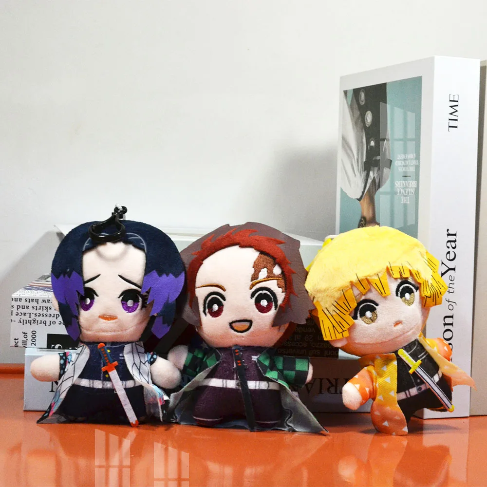 Anime Demon Slayer Manga Plush Stuffed Toy Cute Dolsl Devil's Blade Doll Tanjirō Nezuko Zen'itsu Inosuke Children's Gift Decor