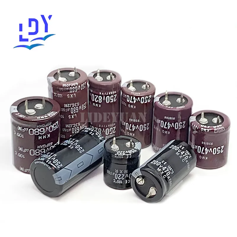 1pcs Ox horn electrolytic capacitor 200 v v x330UF / 470/560/680/820/1000/2200 micro method