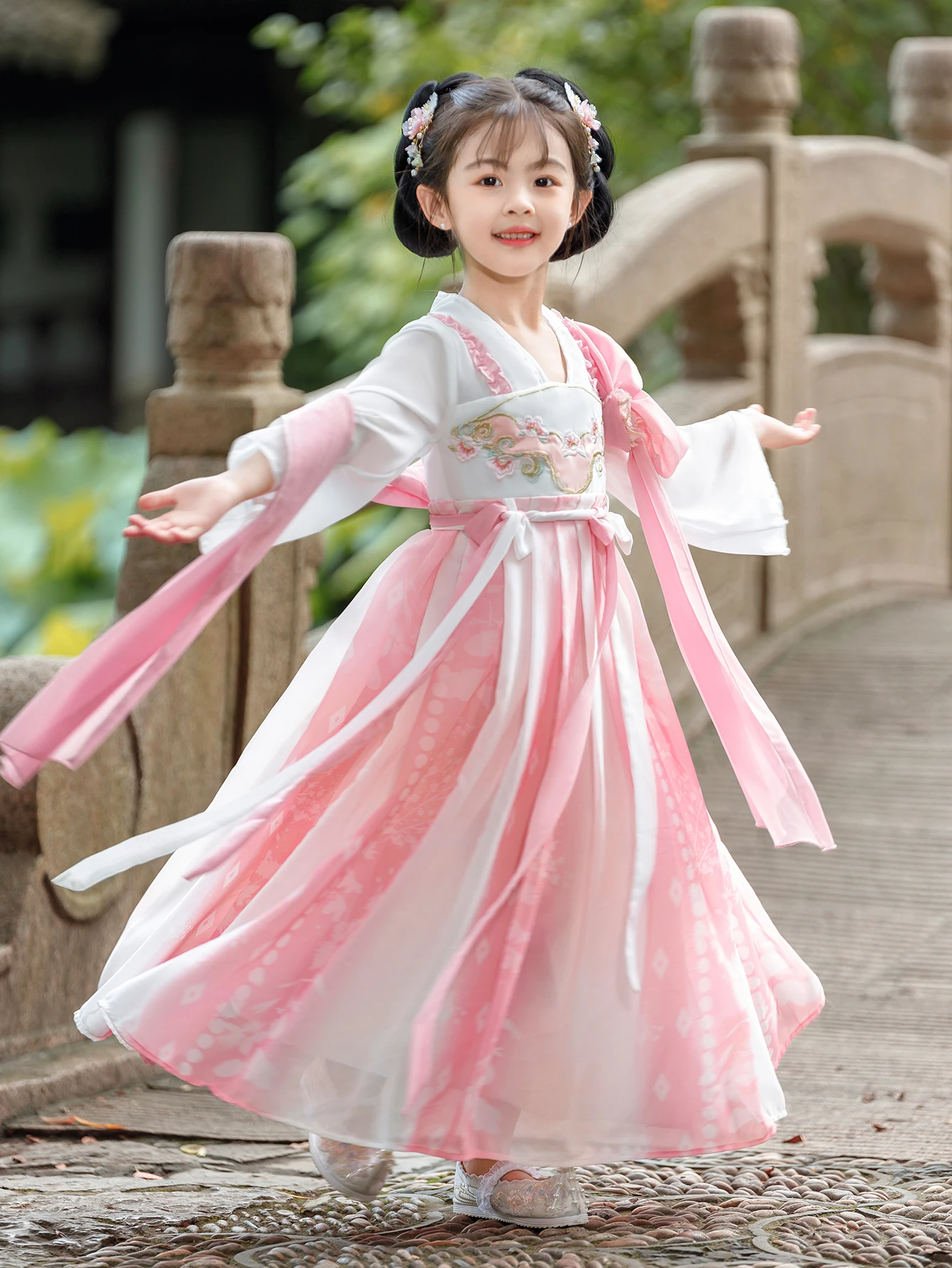 

Girls' Hanfu Wholesale Beautiful Modern Modified Chinese Traditional Young Girl Hanfu Dress For Sale