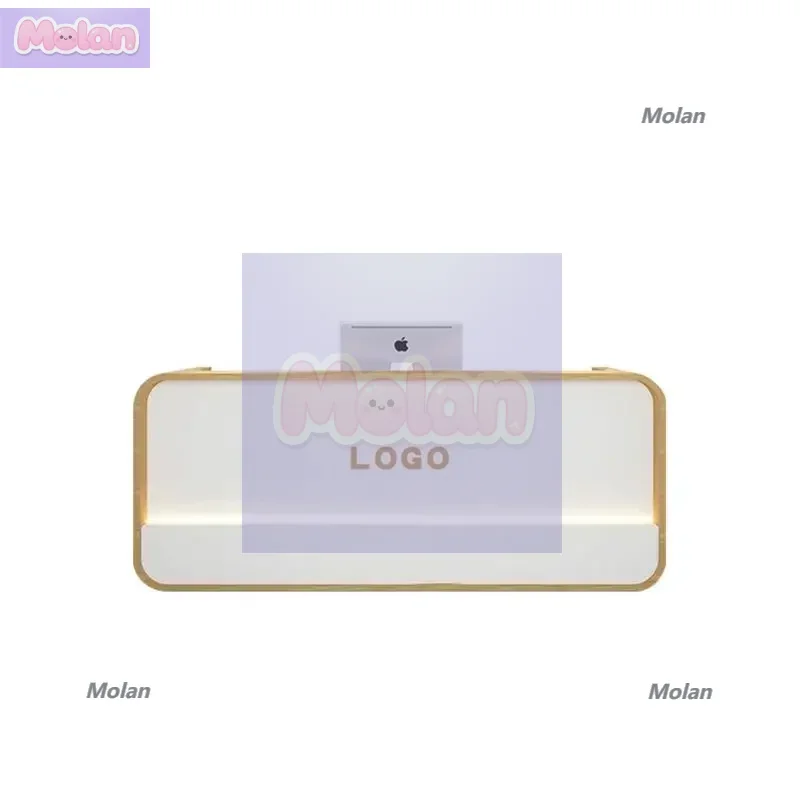 

Clothing shop Beauty salon Bar counter Arc checkout page Simple modern small hair salon Reception desk Counter