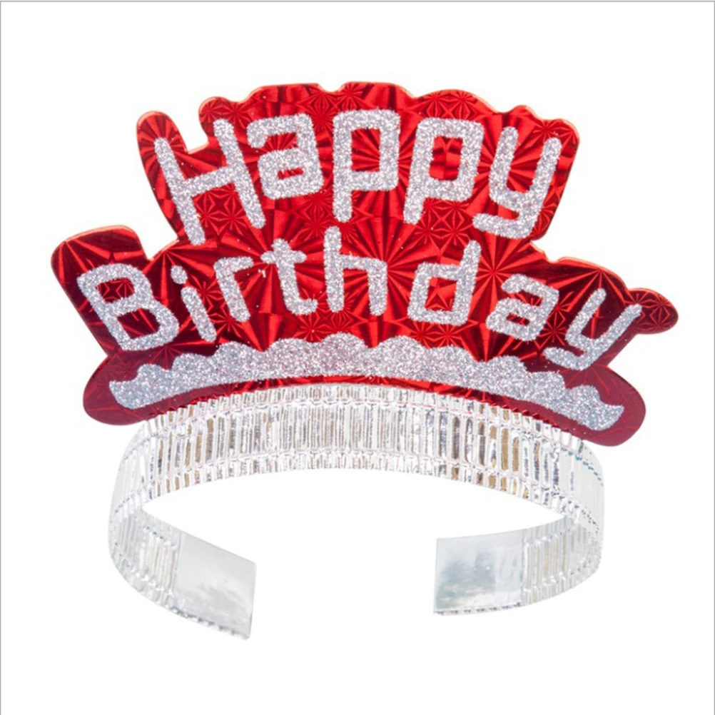 

6Pcs Birthday Hats Kids Adults Cute Foam Crowns Reusable Party Decorations Festive Atmosphere Birthday Caps Supplies