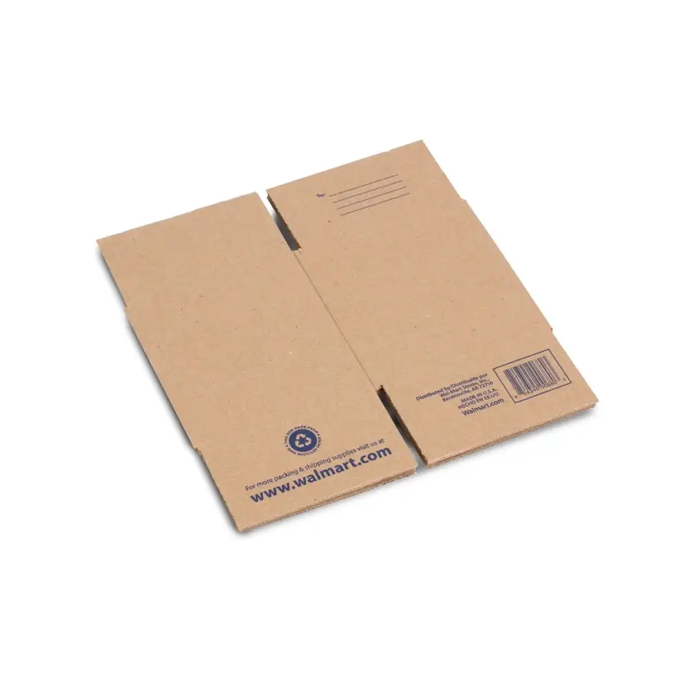 Caja de envío pequeña de bolígrafo + engranaje, Kraft, 6L x 6W x 6H, paquete de 10 unidades