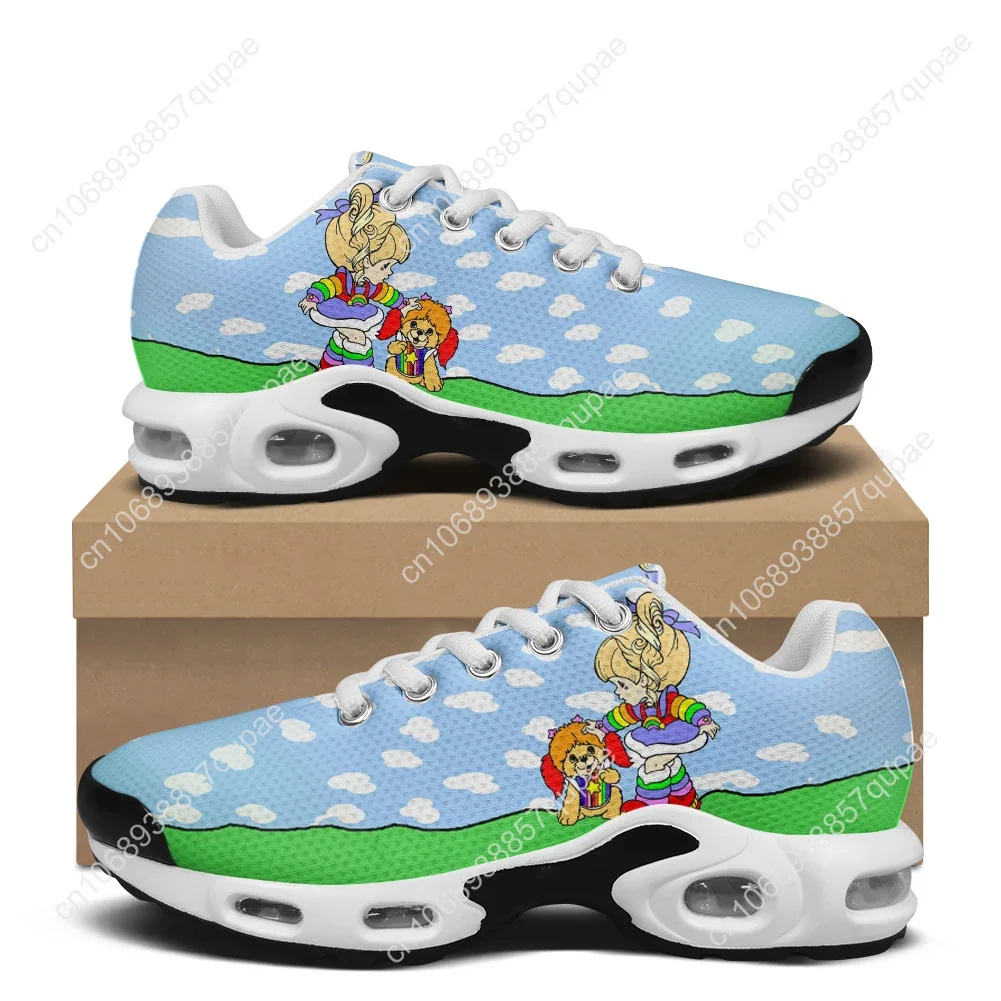 Rainbow brite Air Cushion Sports Sneakers Lovely Anime Shoes Mens Womens Teenager High Quality Footwear Custom Made Mesh Sneaker 3