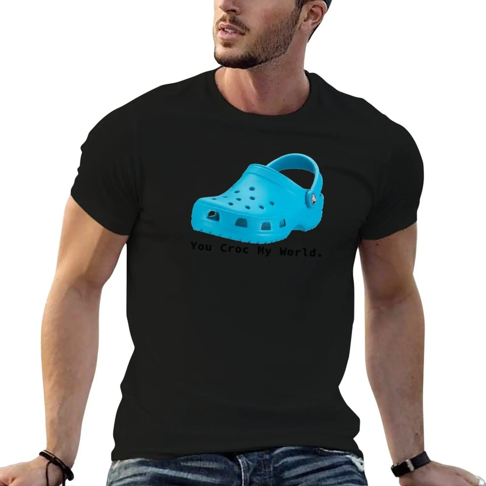 

You Croc My World T-Shirt man t shirt designer t shirt men 100% cotton luxury brand T-Shirt