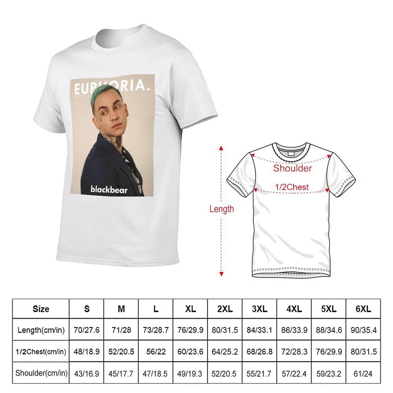blackbear T-Shirt man t shirts for men casual t shirt man luxury T-Shirt