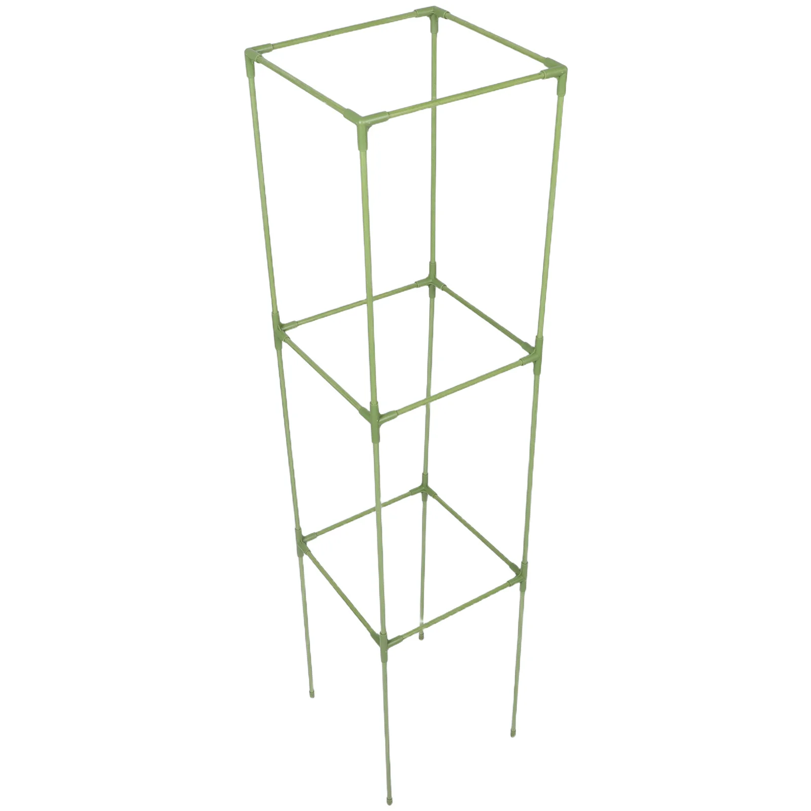 

1 Set Garden Trellis Square Fiberglass Pole Tomato Cucumber Plant Support Frame Heavy Duty Climbing Rack For Vegetables Fruits