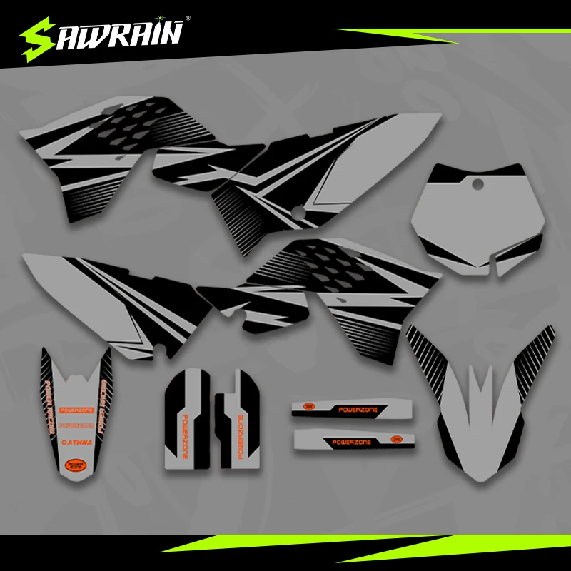 

Наборы наклеек с графикой мотоцикла Sawrain для KTM 09-15 SX65 001