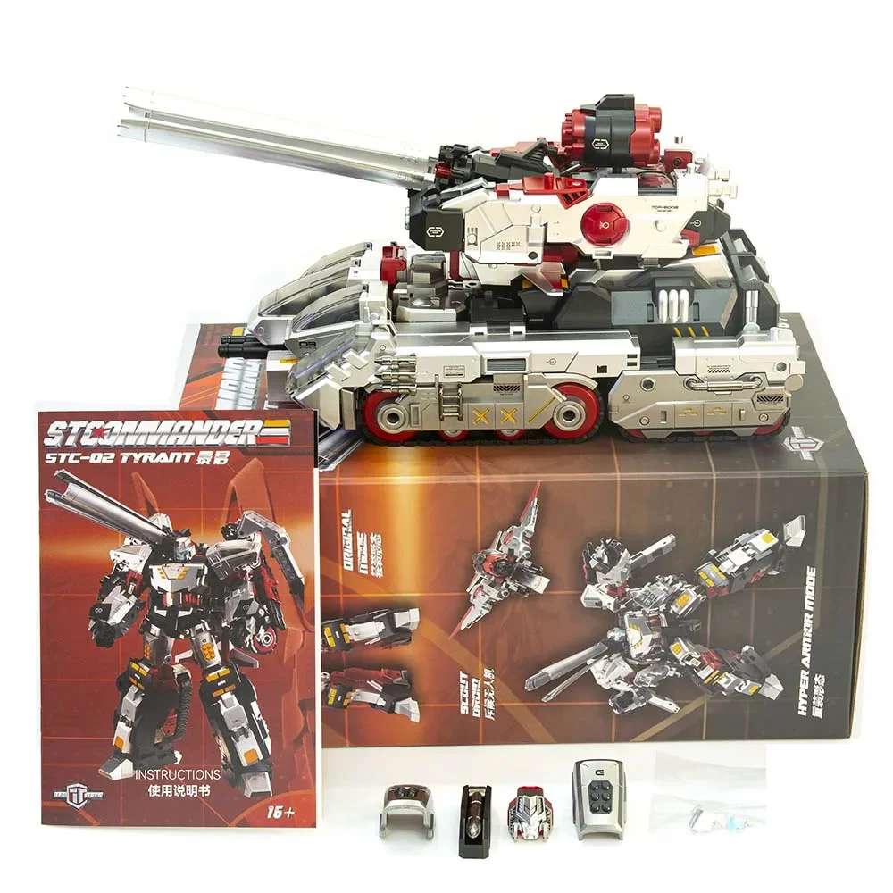 Transformation Toys Robot TFC Toys STC-02 Tyrant STC Laser cannon Tank Scout Tank Gunship 3 mode convertion Figure toy in stock