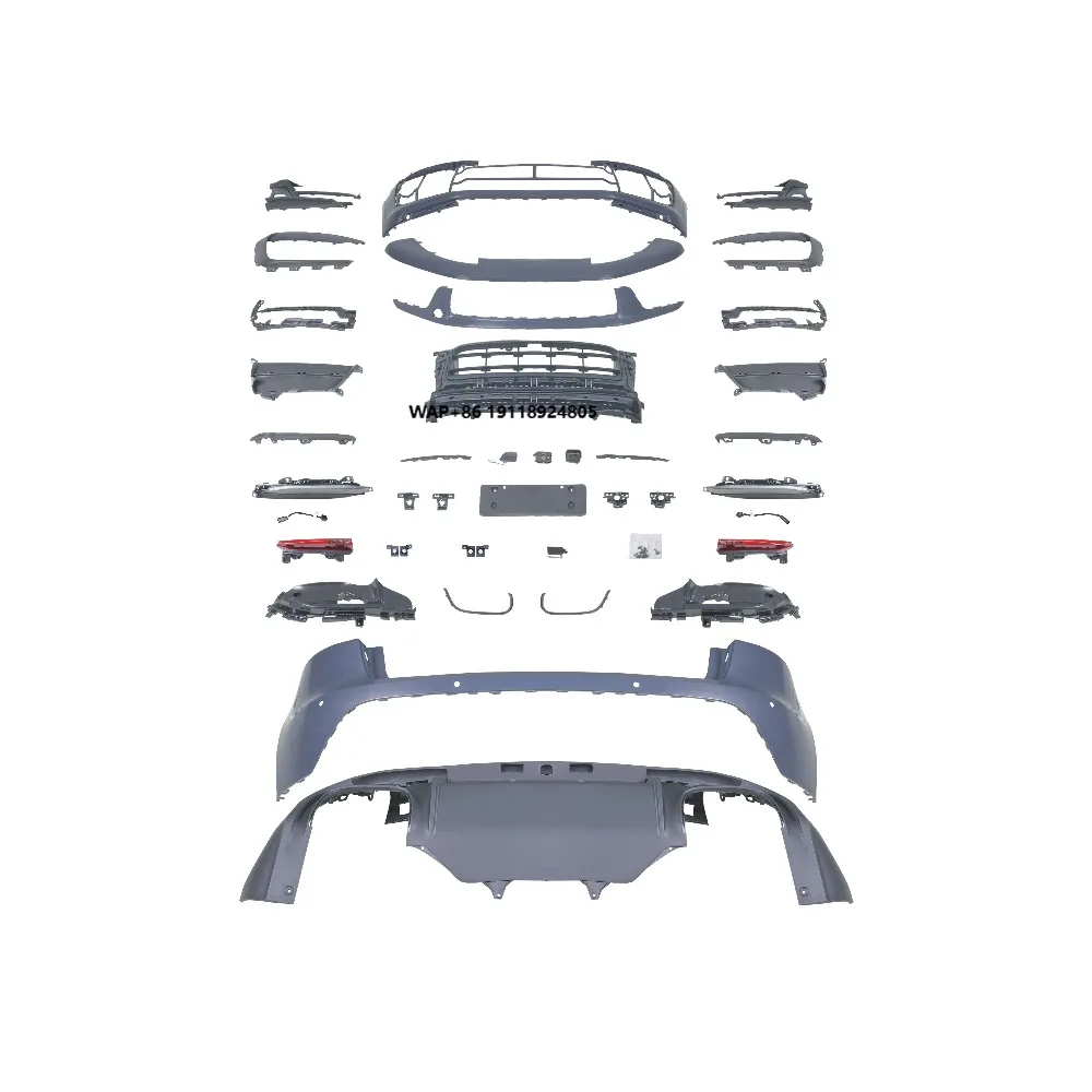 

For Macan 2014-2023 95B to 95B.3 OE Style Plastic Front & Rear Bumper Facelift Upgrade Kit-New Auto Parts