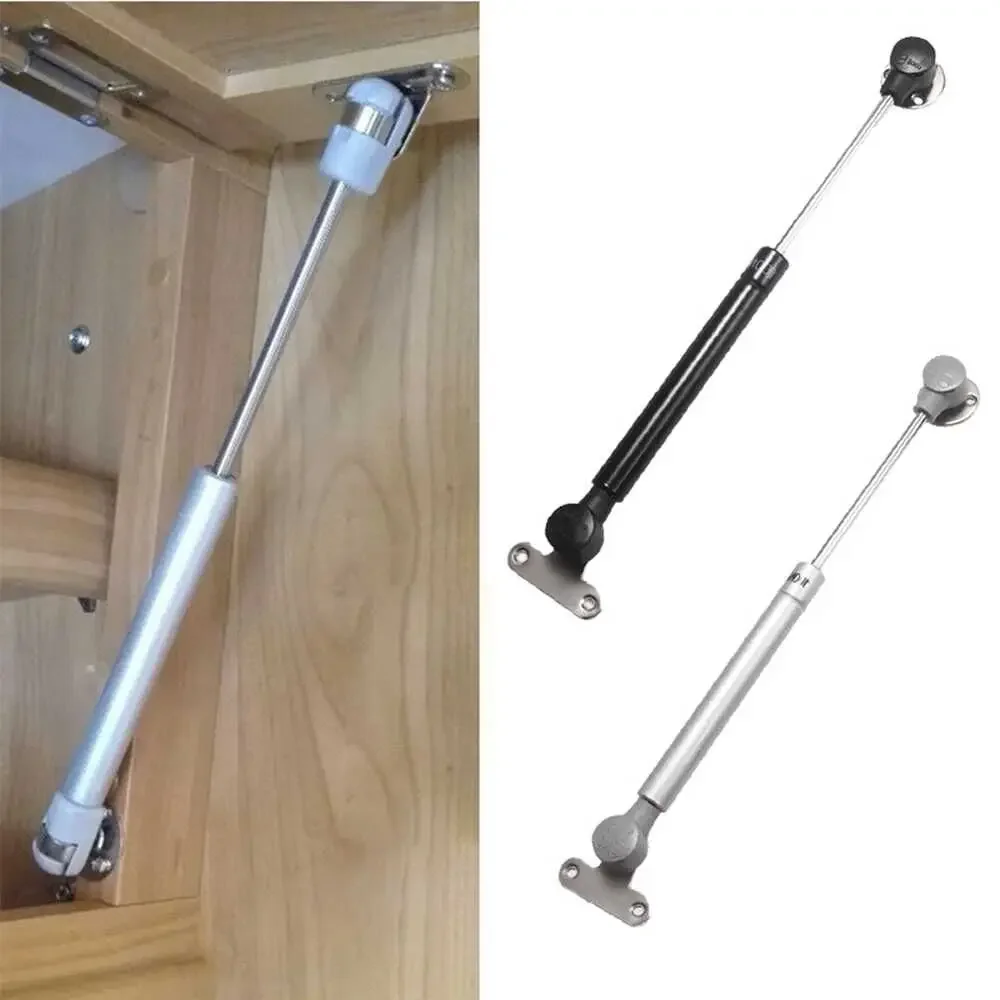 Aluminum Frame Glass Door Support Rods - Telescopic Hydraulic Air Struts for Small Cabinets & Display Cases