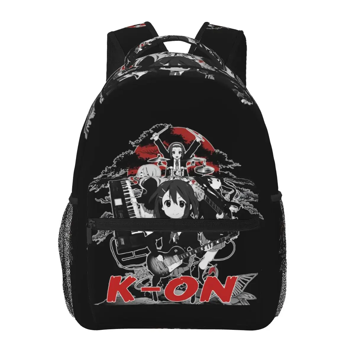 Anime K-ON Houkago Tea Time Student Backpack School Bag Hiking Travel Daypack for Men Women Fashion Bookbag Shoulder Bags