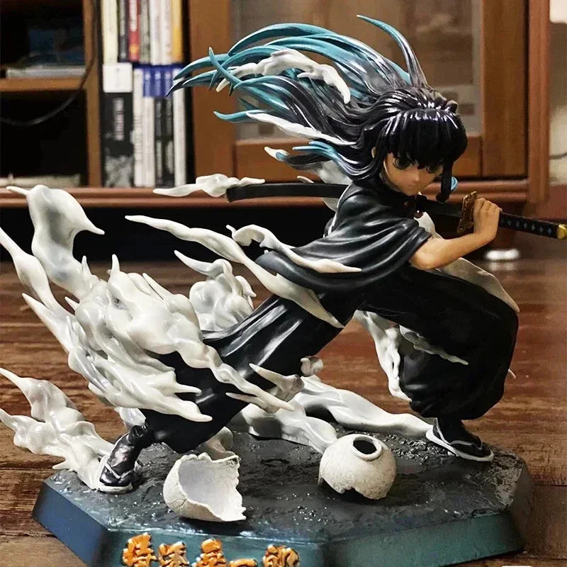 

Demon Slayer Anime Figure Gk Tokitou Muichirou Kimetsu No Yaiba Action Figurine Desktop Collection Model Toy Doll Children Gift