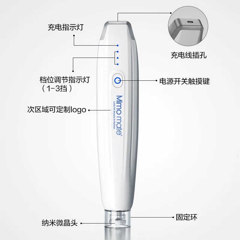 Nano crystallite introduction instrument Freeze dried powder essence mts face introduction instrument Mesoderm crystallite