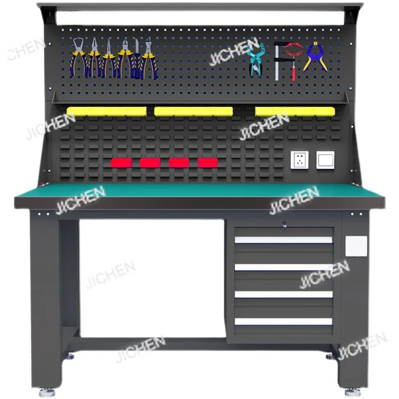 

Настольный верстак из нержавеющей стали, сверхмощный верстак для установки, мастерская, антистатическая работа, стол для ремонта упаковки, ремонтный стол W