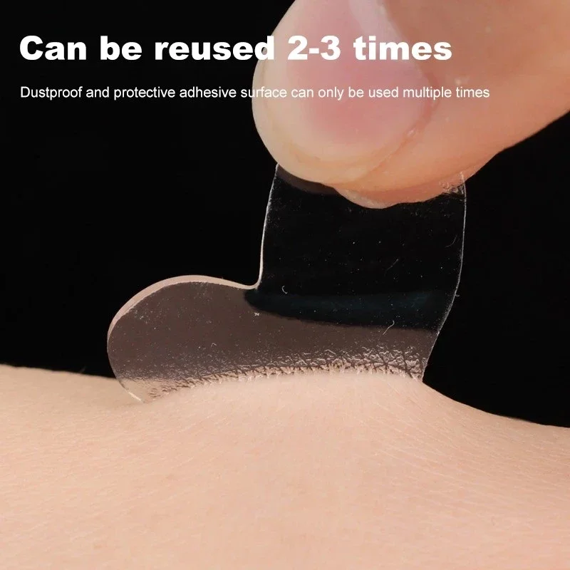 แผ่นแปะหูรูปผีเสื้อแบบซิลิโคนกันน้ำ ขนาด 10/6/2 แผ่น ใช้ซ้ำได้ ช่วยยกกระชับหูและซ่อนรอยแผลเป็น