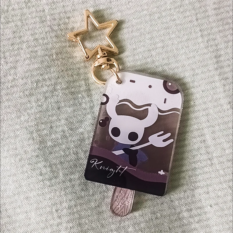 ゲーム ホロウナイト: シルクソング ホーネット グリム ワーム ピュア コスプレ キーホルダー アクリルキーリング オーナメント キーチェーン アクセサリー かわいい小道具