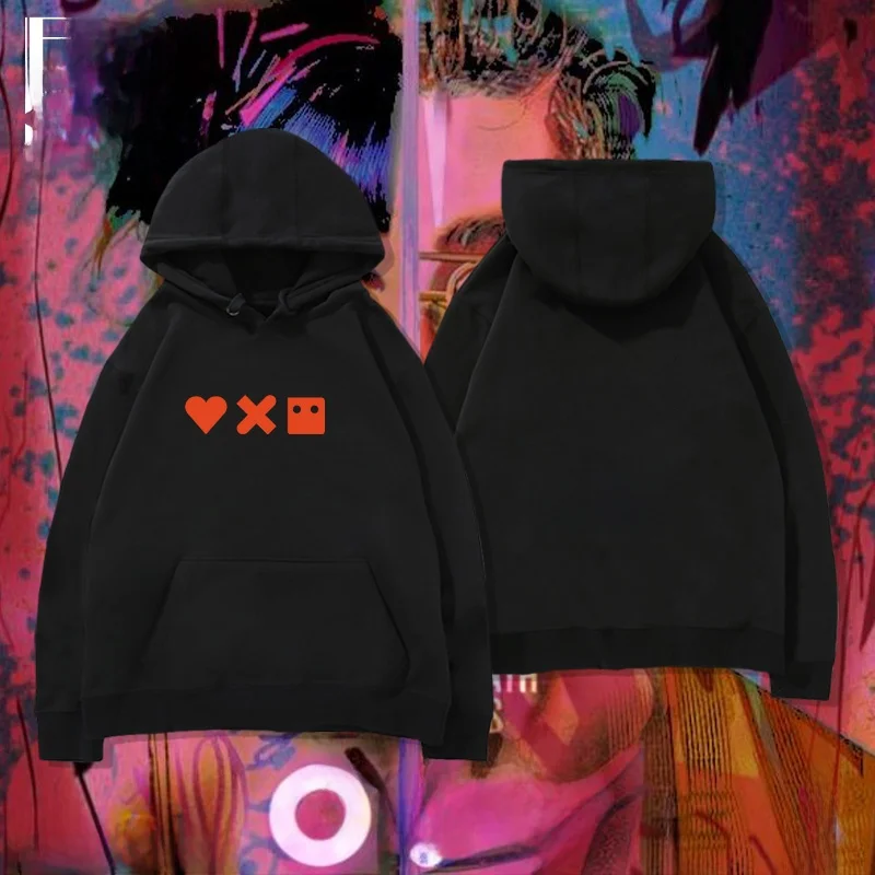 

Love Death And Robots Fce Lined Hoodie Pure Cotton Long Sve Sweatirt for Autumn And Winter Youth Casual Comfortable Fit