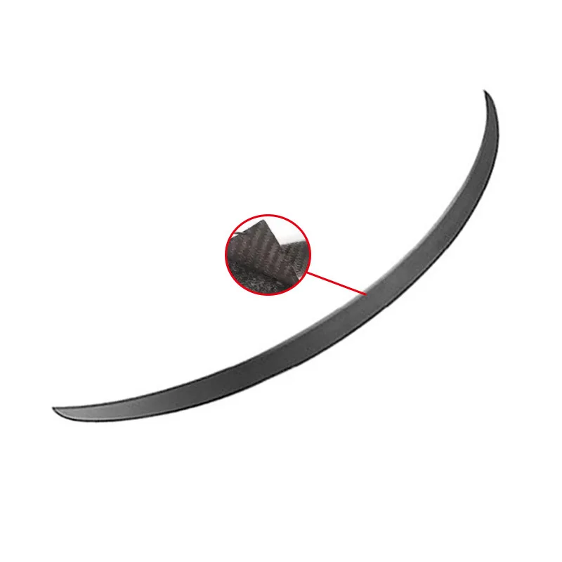 

Подходит для омоложения новой версии версии Tesla Model3 P версии, задний спойлер с небольшими накладками объемного звучания