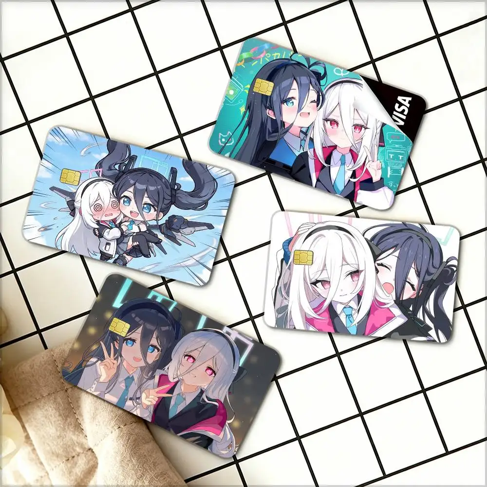 

Arisu Kei Blue archive Waterproof Film Skin Cover Credit Card Stickers Debit Front Bank Bus Pass