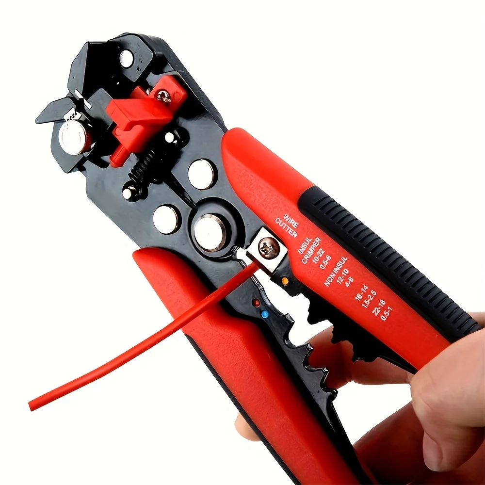 Automatische Multifunktionale Abisolierzange Multifunktionales Kabelabisolier- und Crimpwerkzeug für Elektriker DIY-Reparatur – Detail 4