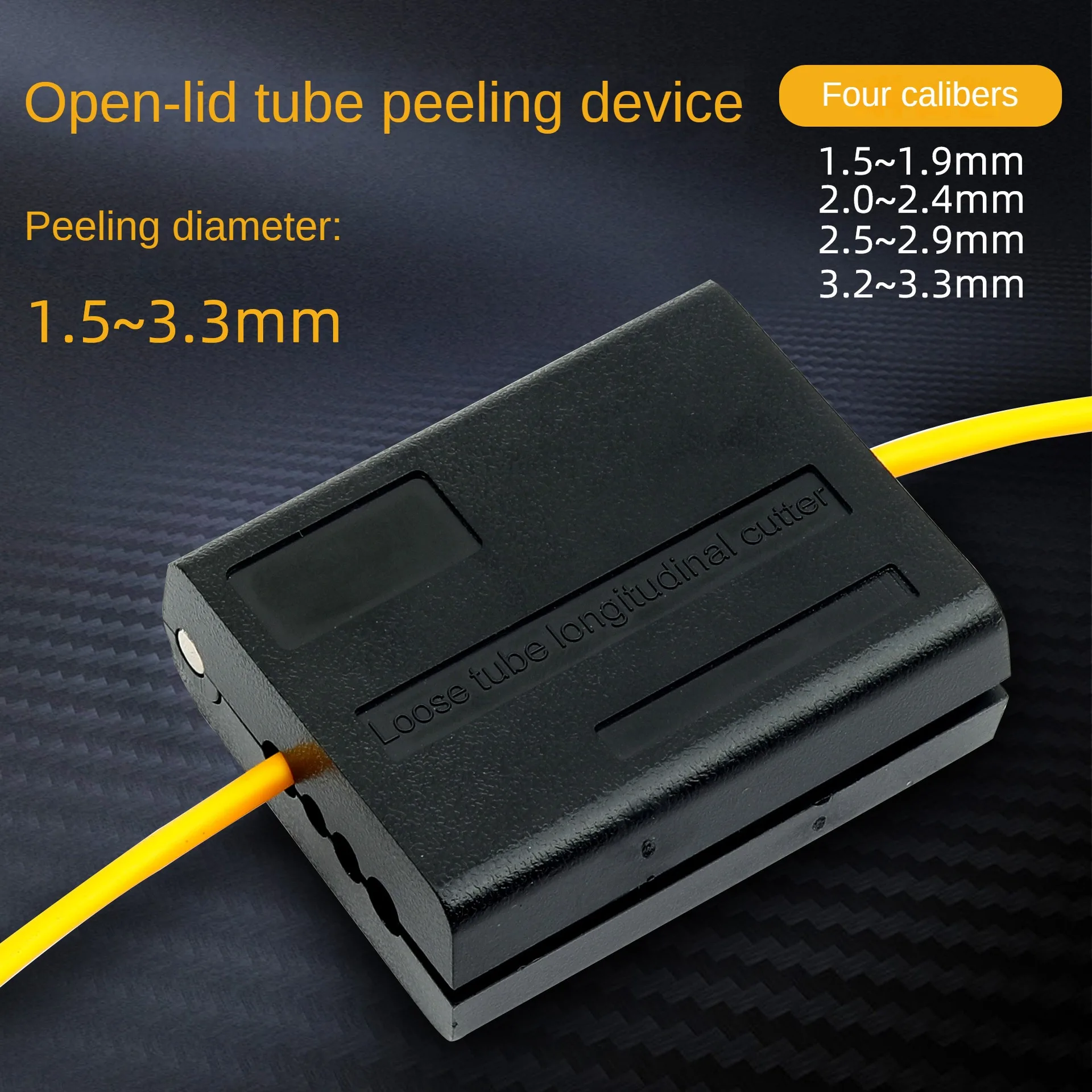 Stable Fiber Longitudinal Bundle Stripper Loose Tube Cable Cutter Leather Optic Cable Pigtail Jumper