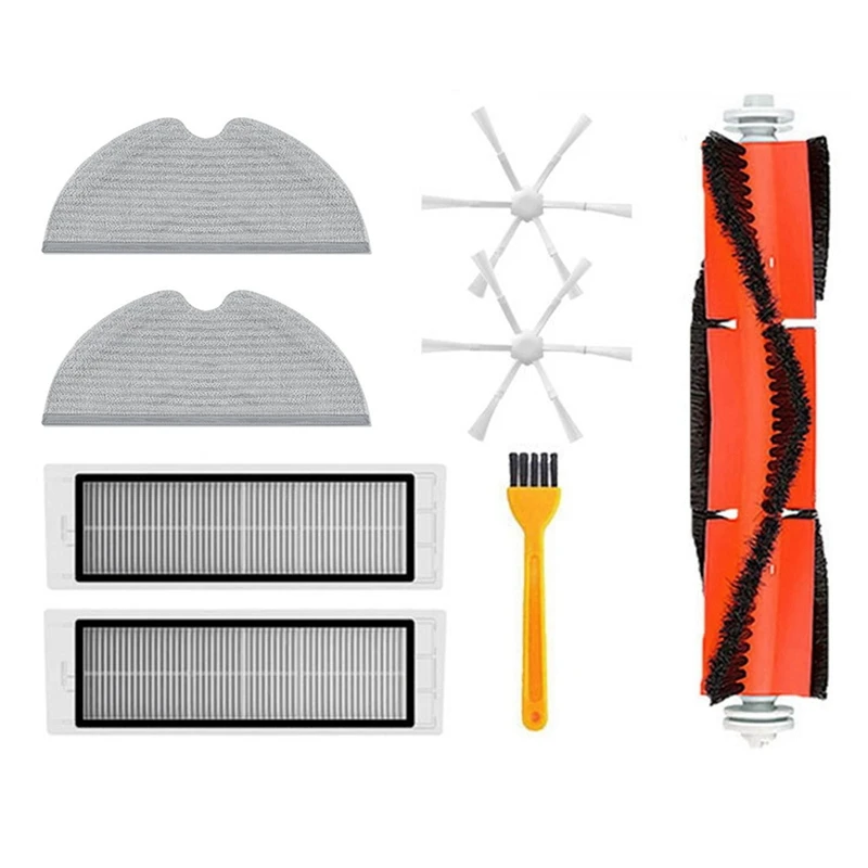 BETTER 27X Per Xiaomi Mi Robot Aspirapolvere Mop 2 STYTJ03ZHM Filtro Mop Panno Norma Mijia Robot Aspirapolvere Spazzola Laterale Principale Pezzi di Ricambio