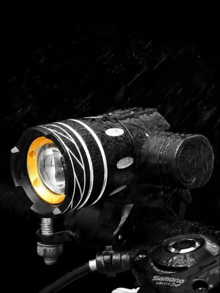 AliExpress HOMEFISH Bike Headlight T6 LED USB Rechargeable Waterproof Bicycle Front Light Adjustable Zoom Cycling Flashlight For Road MTB