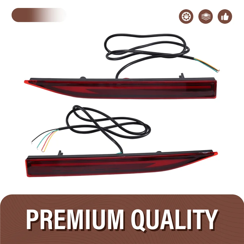

N26R-LED Rear Bumper Car Brake Light Reflector Light Turn Signal Lamp For Toyota Yaris Vios 2022-2023
