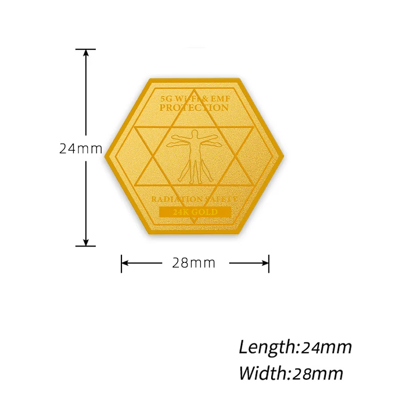 بيع محدود! 99% ملصق حماية EMF - كتل 5G، WiFi، إشعاع الهاتف - حماية 3X #4