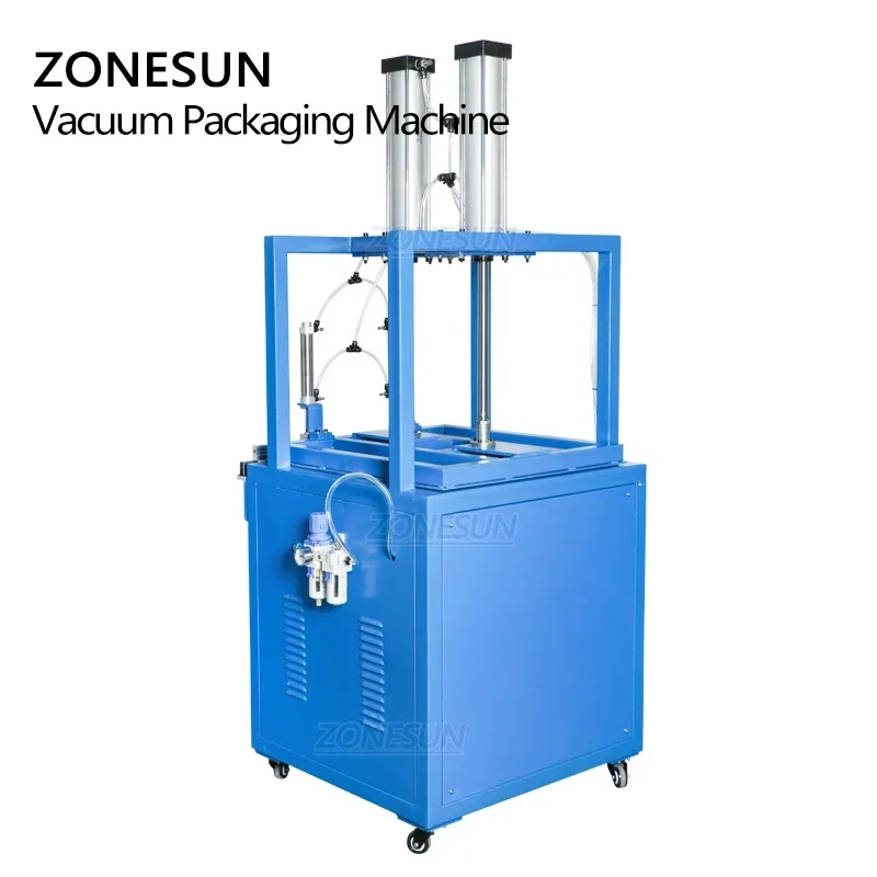 ZONESUN ZS-XD600 الحقيبة فراغ آلة ختم الحزمة الحرارية المصنعين آلة تعبئة الأكياس البلاستيكية شبه الأوتوماتيكية