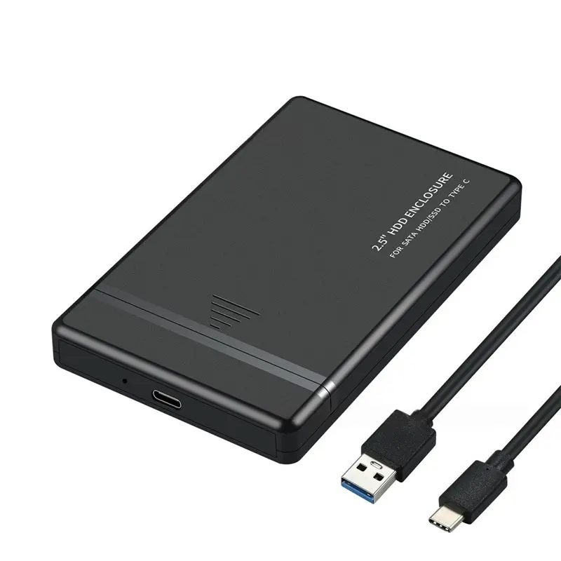 AEE7-HDD Case 2.5 SATA To USB3.1 Type C Enclosure External Hard Drive Case For 2.5