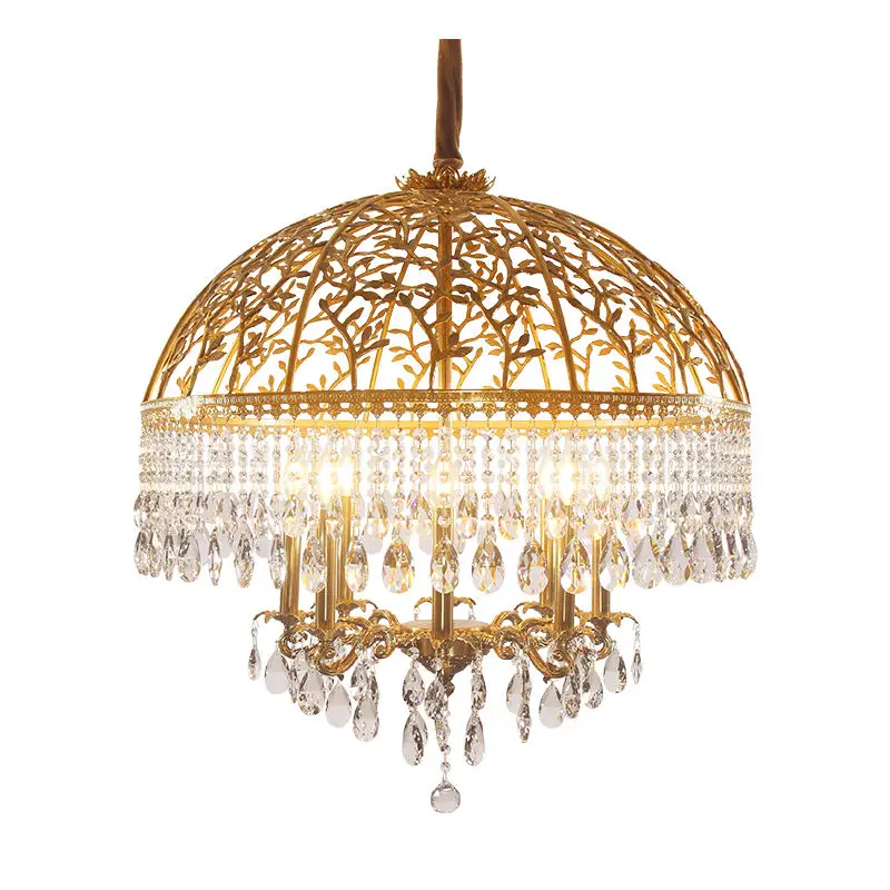 Classical Shade Balcony Loft Brass Lamp Reception Desk Pendant Lights Restaurant Lighting Pendant Light Hallway