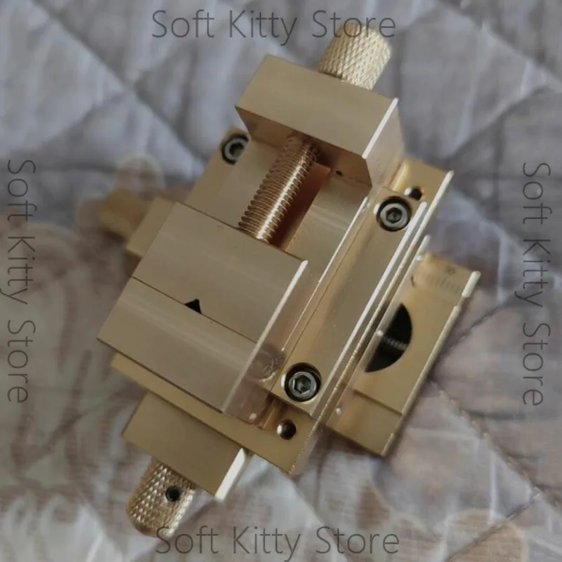 XY Axis Adjustable Miniature Stage -  Micro Cross Slide Vise with Dovetail Guide