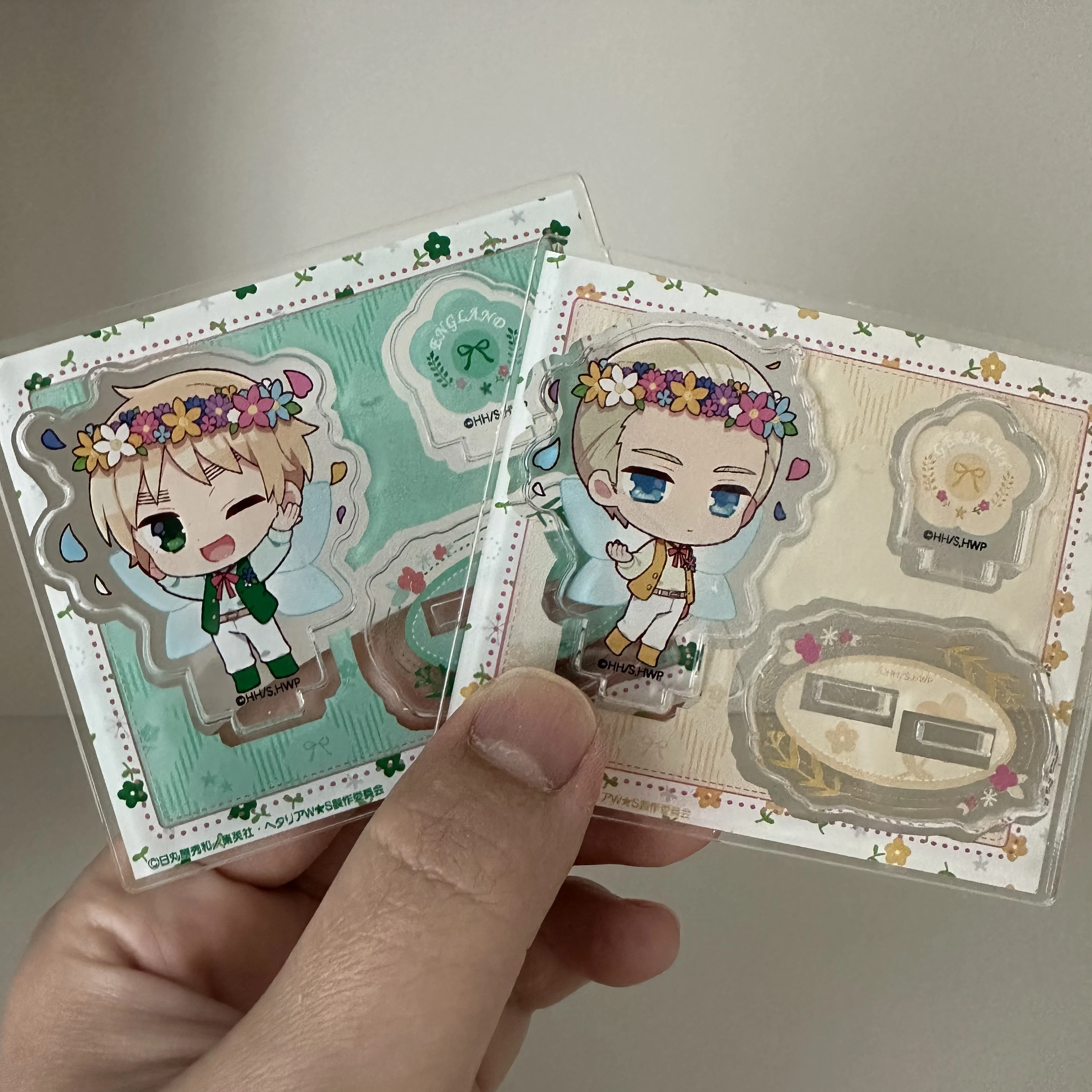 Hetalia: Axis Powers Anime Figures Feliciano Vargas Ludwig Ivan Braginsky Cosplay Acrylic Standing Sign Q Version Model Gifts