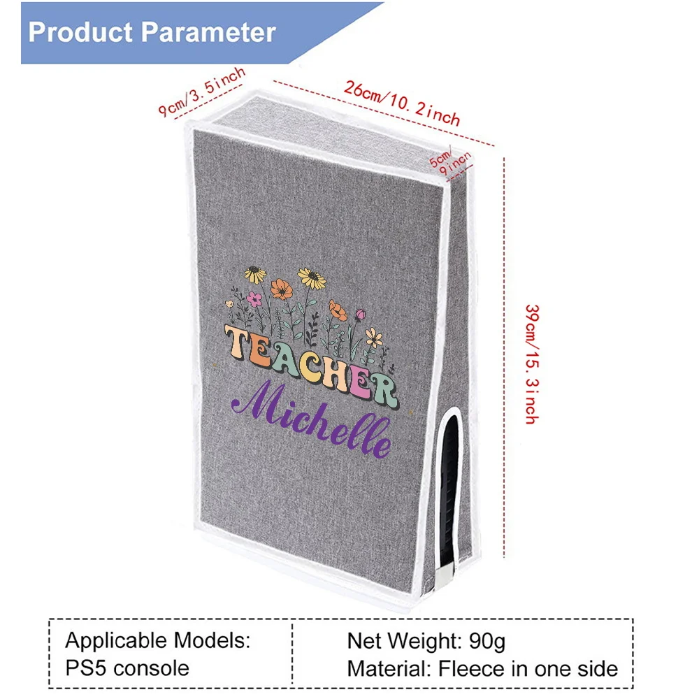 Personalized Customized PS5 Dust Cover Protective Cover Printed Pattern Protective Cover