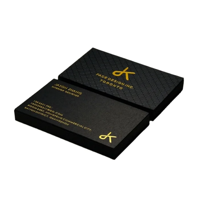 

custom. Custom Luxury Black Gold Foil Small Business Card Printing Custom Thank You Card